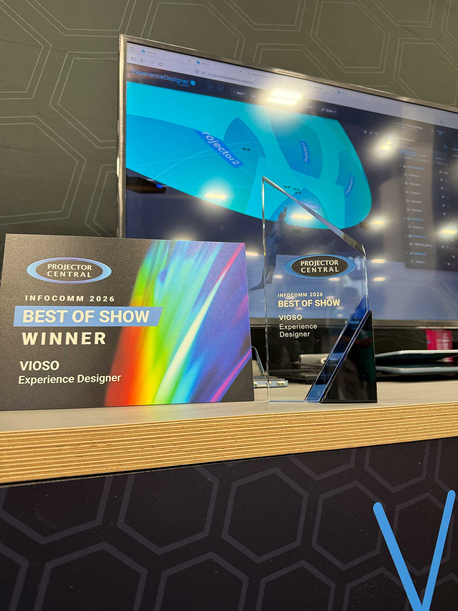 VIOSO demonstrating Experience Designer at InfoComm 2026