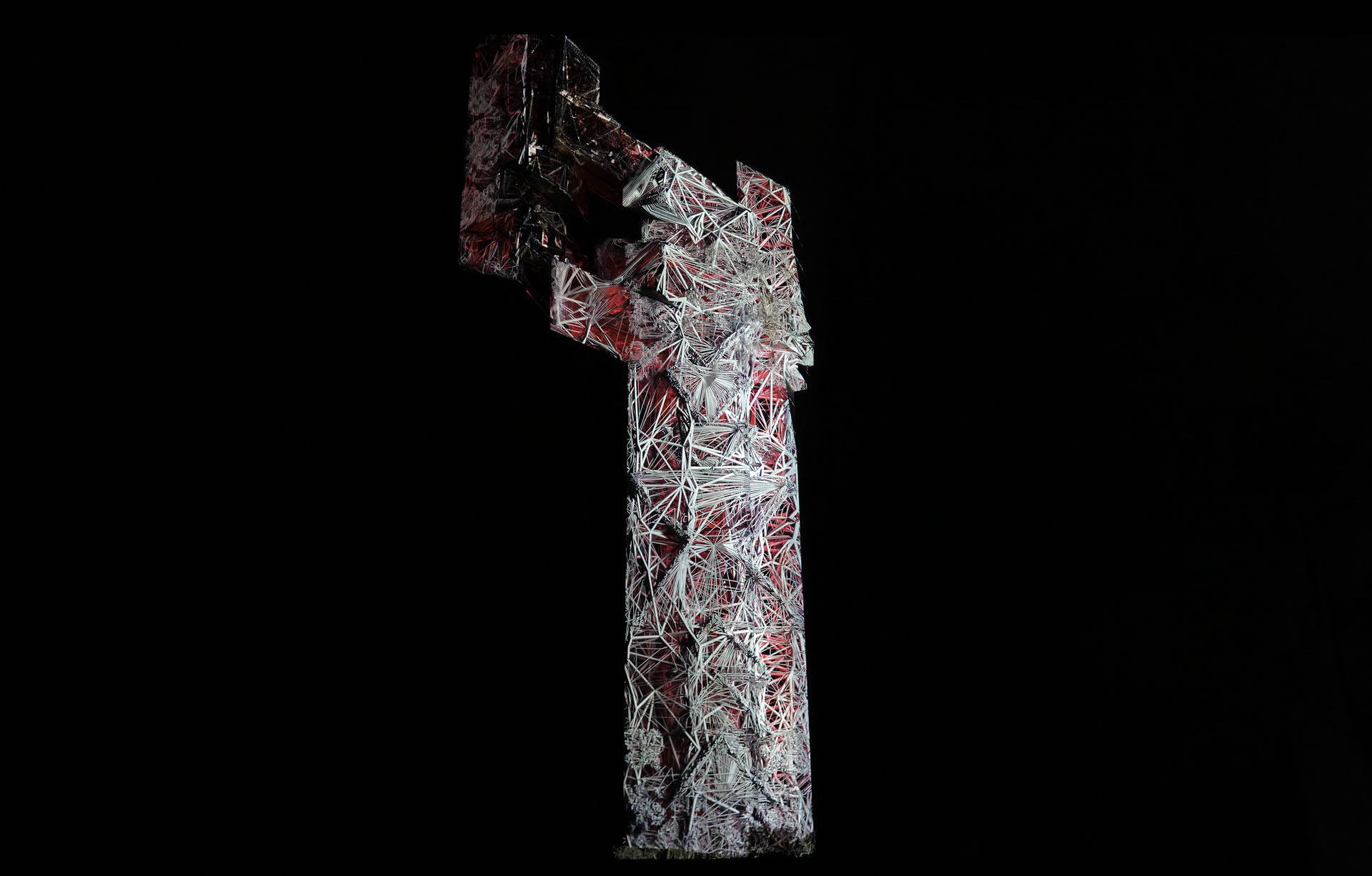 Projection mapping sequence at the Stara Zagora monument